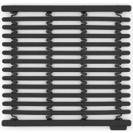   Brabantia kinyitható szilikon rács mosogatóba, csepptálcának, forró edények alá, 30-45cm széles, 30cm hosszú, sötétszürke