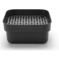   Brabantia mosogatótál kiemelhető szárítótálcával, csepegtetővel, 37,4x16,1x34,4cm, műanyag, sötétszürke
