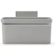  Brabantia mosogatómedencébe feltapasztható mosogató rendszerező, 12,7x17,1x10,6cm, műanyag, középszürke