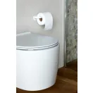 Fedél nélküli WC-papír tartó.