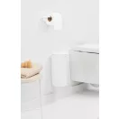 Kistekercses WC-papírtartó mellé tartalék tekercs tartó ajánlott.