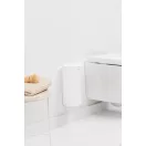 Fresh White színvilág a zománcozott fehér kerámia WC mellé.