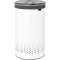 Brabantia Laundry Bin szennyestartó, hengeres, 60L, műanyag fedő, acél, fehér