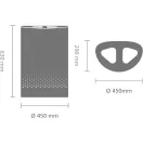 450x630x290mm.