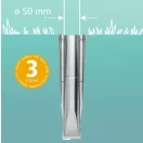 D=50mm átmérőjű Lift-O-Matic Advance kerti ruhaszárítókhoz kialakítva.