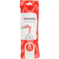   Brabantia PerfectFit méretpontos szemeteszsák, B méret, 5-7L, 20 zsák/tekercs