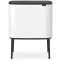 Brabantia Bo Touch Bin nyomófedeles hulladékgyűjtő, 36L, acél, fehér
