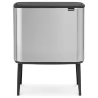  Brabantia Bo Touch Bin nyomófedeles hulladékgyűjtő, 36L, rozsdamentes, ujjlenyomatmentes