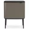 Brabantia Bo Touch Bin nyomófedeles szelektív kuka, 3x11L, acél, platinaszürke