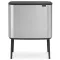 Brabantia Bo Touch Bin nyomófedeles szelektív kuka, 3x11L, rozsdamentes, ujjlenyomatmentes