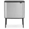 Brabantia Bo Touch Bin nyomófedeles szelektív kuka, 11+23L, rozsdamentes, ujjlenyomatmentes