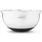 Brabantia Profile keverőtál, 1,6L, kiöntőperemmel, belső mérőskálával, szilikon alj, rozsdamentes test, selyem