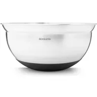   Brabantia Profile keverőtál, 3L, kiöntőperemmel, belső mérőskálával, szilikon alj, rozsdamentes test, selyem