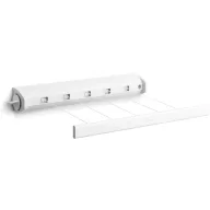   Brabantia Pull-Out Drying Lines kihúzható fali ruhaszárító kötél, 5 zsinóros, 12,5kg, 2 fal közé rögzítendő, műanyag, fehér