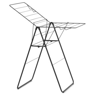   Brabantia HangOn Drying Rack beltéri ruhaszárító, 15m, 4db kampó, 12kg, acél, matt fekete