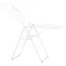 Brabantia HangOn Drying Rack beltéri ruhaszárító, 25m, 8db kampó, 12kg, acél, fehér