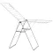 Brabantia HangOn Drying Rack beltéri ruhaszárító, 25m, 8db kampó, 12kg, acél, metál szürke