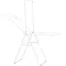 Brabantia HangOn Drying Rack beltéri ruhaszárító, 25m, felhajtható vállfa tartórúddal, 8db kampó, 12+10kg, acél, fehér