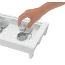 A Brabantia 2 égős ételmelegítője elegáns megjelenésével és praktikus kialakításával tökéletes választás az Ön számára.