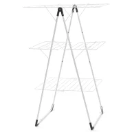   Brabantia Drying Rack Tower 3 szintes ruhaszárító állvány kompakt kialakítással, 23m, 20kg, acél, fehér