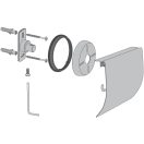 Rögzítése fali konzollal történik.