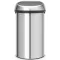 Brabantia Touch Bin nyomófedeles szemetes, 60L, ujjlenyomatmentes rozsdamentes test, ujjlenyomatmentes fedő
