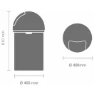 D=400mm, H=810mm.