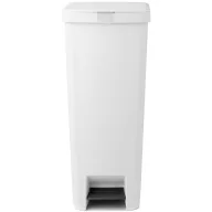   Brabantia StepUp pedálos szemetes lecsapódásgátló fedővel, 40L, 91% újrahasznosított műanyag, világosszürke