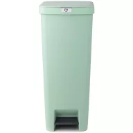   Brabantia StepUp pedálos szemetes lecsapódásgátló fedővel, 40L, 91% újrahasznosított műanyag, jáde zöld