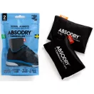 Absodry x SmellWell Freshener Inserts Black 3-az-1-ben cipőszagtalanító és légfrissítő párna, 2x100g, textil, fekete