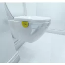 WC-kagylók peremén is stabilan fennmarad.