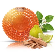   G-PLUS Bergamot & Sandalwood enzimköves piszoár rács, 194mm, EVA műanyag, bergamott és szantálfa