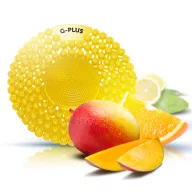   G-PLUS Citrus Mango enzimköves piszoár rács, 194mm, EVA műanyag, citrus és mangó