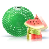   G-PLUS Cucumber Melon enzimköves piszoár rács, 194mm, EVA műanyag, dinnye és uborka