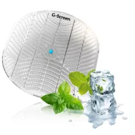   G-Screen Blue Cool Mint fröccsenésgátló piszoár rács, 178mm, EVA műanyag, mentol