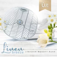   G-Screen Linen Breeze fröccsenésgátló piszoár rács, 178mm, EVA műanyag, friss ruha illat