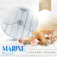   G-Screen Marine Musk fröccsenésgátló piszoár rács, 178mm, EVA műanyag, tengeri pézsma