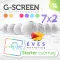 G-Screen szivárvány BOX 14 darabos piszoár rács kezdőcsomag, 178mm, EVA műanyag, vegyes illat