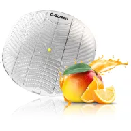   G-Screen Yellow fröccsenésgátló piszoár rács, 178mm, EVA műanyag, citrus és mangó