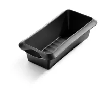   Lékué püspökkenyér és kenyér sütőforma, 24cm, platina szilikon, fekete