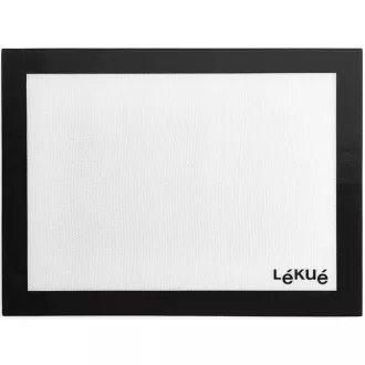   Lékué Silicone Baking Mat sütőlap, 40x30cm, platina szilikon, áttetsző/fekete