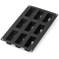   Lékué mini torta és sütemény forma, 9db süteményhez, platina szilikon, fekete