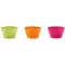 Lékué óriás muffin sütőforma 6db-os szett, D=10cm, platina szilikon, többszínű