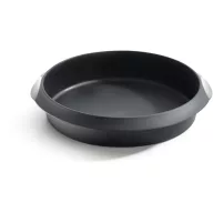   Lékué kerek süteményforma, D=26cm, platina szilikon, fekete
