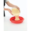 Lékué kerek süteményforma, D=26cm, platina szilikon, fekete