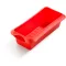 Lékué Silicone Plum Cake Mould püspökkenyér és sütemény forma, 24cm, platina szilikon, piros