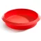 Lékué kerek tortaforma, D=20cm, platina szilikon, piros