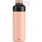 Lékué Insulated Bottle To Go duplafalú termosz 500ml hideg és forró italokhoz, szűrőbetéttel, r.m. acél, korall