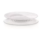 Lékué rugalmas frissentartó fedő, D=11cm, platina szilikon, áttetsző