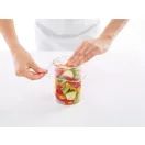 Lékué rugalmas frissentartó fedő, D=11cm, platina szilikon, áttetsző
